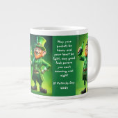 St Patricks Day Leprechaun Mok (Voorkant rechts)
