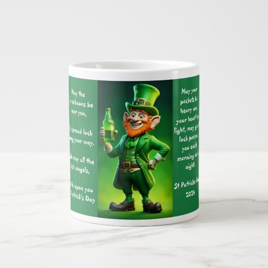 St Patricks Day Leprechaun Mok (Voorkant)
