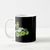 St Patricks Day Leprechaun Monster Truck Lucky Boy Koffiemok (Links)