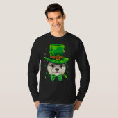 St Patrick's Day Leprechaun Otter Shamrock Otter I T-shirt (Voorkant volledig)