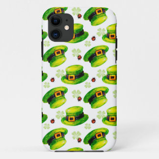 St. Patrick's Day leprechaun pet iPhone 11 Hoesje