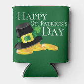 St. Patrick's Day Leprechaun Pet & Gold Coins Blikjeskoeler (Voorkant)