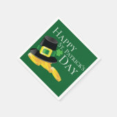 St. Patrick's Day Leprechaun Pet & Gold Coins Servetten (Hoek)