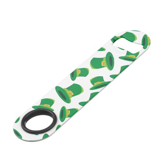St. Patrick's Day Leprechaun-Petten Speed Flessenopener (Voorkant Gekanteld)