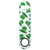 St. Patrick's Day Leprechaun-Petten Speed Flessenopener (Voorkant)