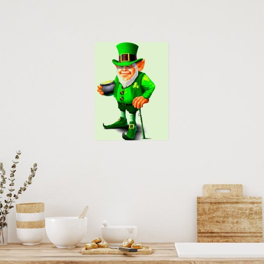 ST. PATRICK'S DAY LEPRECHAUN   POSTER (Keuken)