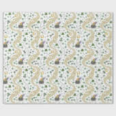 St. Patrick's Day Leprechaun Pot of Gold Cadeaupapier (Vlak)