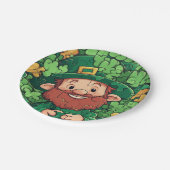 St. Patrick's Day Leprechaun Puzzel Elke leeftijd Papieren Bordje (Gekanteld)