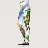 St. Patrick's Day Leprechaun Rainbow Pot of Gold Leggings (Links)