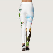 St. Patrick's Day Leprechaun Rainbow Pot of Gold Leggings (Achterkant)