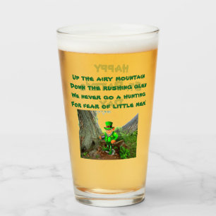 ST. PATRICK'S DAY LEPRECHAUN RIJMglas Glas