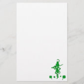 St. Patrick's Day Leprechaun Shamrock Stationery Briefpapier (Voorkant)