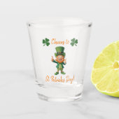 St Patrick's Day-Leprechaun- Shot Glas (Voorkant)