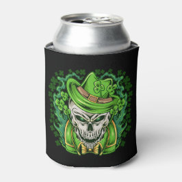 St. Patrick's Day Leprechaun Skull Koelbox Blikjeskoeler