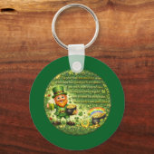 St. Patrick's Day Leprechaun Sleutelhanger (Achterkant)