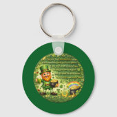 St. Patrick's Day Leprechaun Sleutelhanger (Achterkant)