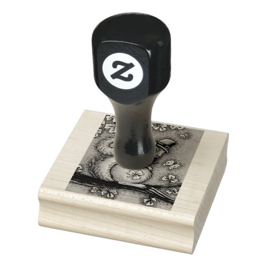 ST. PATRICK'S DAY LEPRECHAUN SQUIRREL RUBBER STEMP RUBBERSTEMPEL (Stempel)