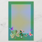 St. Patrick's Day Leprechaun Stationery Briefpapier (Voorkant)