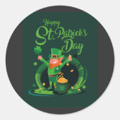 St. Patrick's Day Leprechaun sticker (Voorkant)