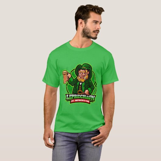 St. Patrick's Day Leprechaun T-shirt (Voorkant volledig)