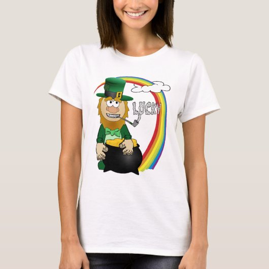 St. Patrick's Day Leprechaun T-shirt (Voorkant)