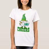 St. Patrick's Day Leprechaun T-Shirt met Cheers (Voorkant)