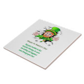 St. Patrick's day leprechaun Tegeltje (Zijkant)