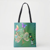 St. Patrick's day Leprechaun w. Tote Bag (Voorkant)