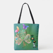 St. Patrick's day Leprechaun w. Tote Bag (Achterkant)