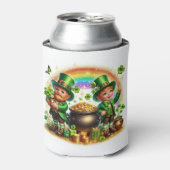 St. Patrick's Day Leprechauns Blikjeskoeler (Blikje Voorkant)