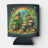 St. Patrick's Day Leprechauns Blikjeskoeler (Achterkant)