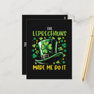 St. Patrick's Day Leprechauns Maakten Me Doen Briefkaart