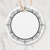 St Patrick's Day Leprechauns Mandala Bedankjes Labels (Achterkant)