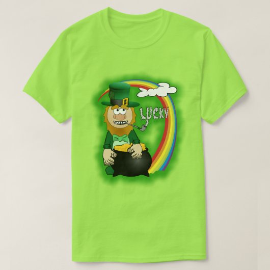 St. Patrick's Day LeprechaunT-Shirt T-shirt (Design voorkant)