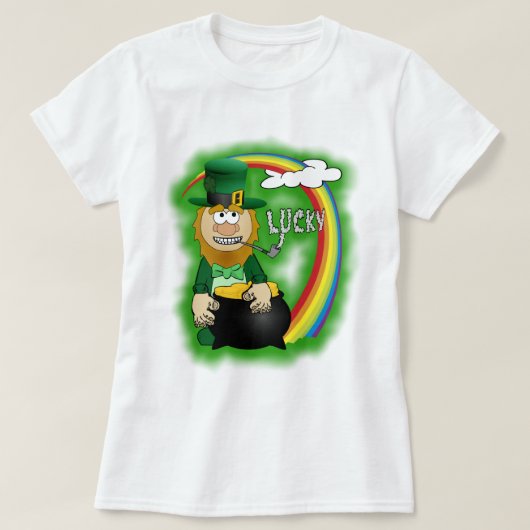 St. Patrick's Day LeprechaunT-Shirt T-shirt (Design voorkant)