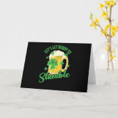 St. Patricks Day Let`s get Ready to Stumble Kaart (Gele Bloem)