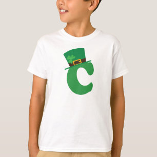 St Patricks Day Letter C Alphabet T-shirt