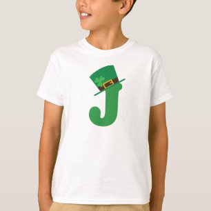 St Patricks Day Letter J Alphabet T-shirt