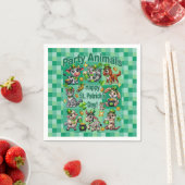 St. Patrick's Day Leuke en Schattige "Party Animal Servet (Insitu)