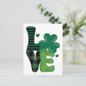 St. Patrick's Day liefde Feestdagenkaart (Staand voorkant)