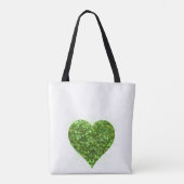 St. Patrick's day | Liefde | groene glitter shamro Tote Bag (Achterkant)