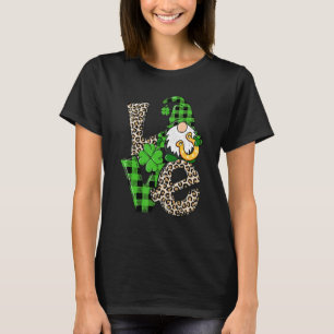 St Patrick's Day Liefde Kabouters Shamrock Hoefijz T-shirt