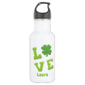 St. Patrick's Day Liefde Waterfles (Voorkant)