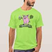 St Patricks Day Liquor Pig T-shirt (Voorkant)