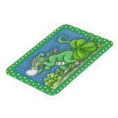 ST. PATRICK'S DAY LITTLE IRISH DRAGON FANTASY MAGNEET (Linkerzijde)