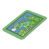 ST. PATRICK'S DAY LITTLE IRISH DRAGON SCALE MAGNET MAGNEET (Linkerzijde)