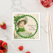 St Patrick's Day Little Irish Girl Servet (Insitu)