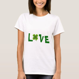 St. Patrick's Day LOVE Design Matology T-Shirt