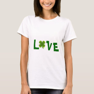 St. Patrick's Day LOVE Design Matology T-Shirt