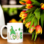 St Patrick's Day Love Gnome Koffiemok